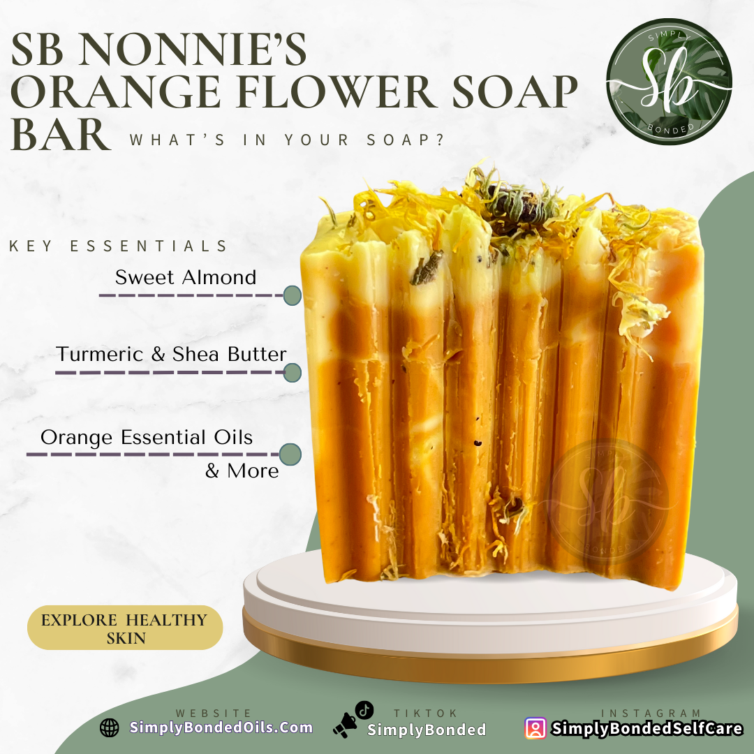 Nonnies Orange Flower Soap Bar Sponsored by Simply Bonded