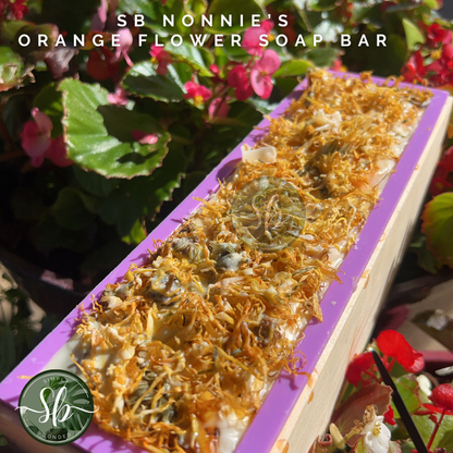 Nonnies Orange Flower Soap Bar Sponsored by Simply Bonded